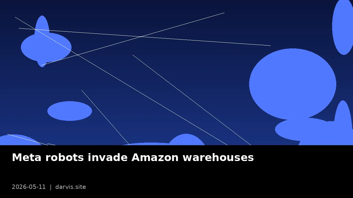 Meta запускает роботов на складах Amazon: Цукерберг нашел применение